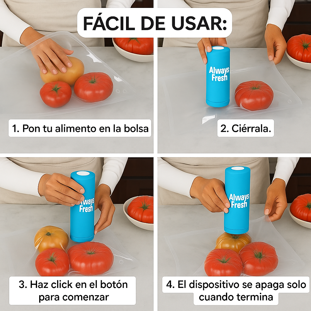 Always Fresh™ – Hasta 5 veces más fresca