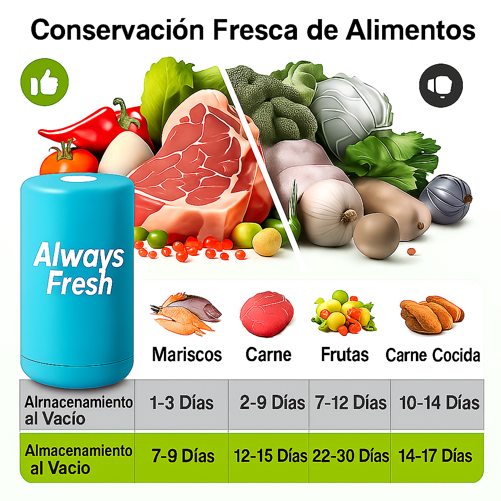 Always Fresh™ – Hasta 5 veces más fresca