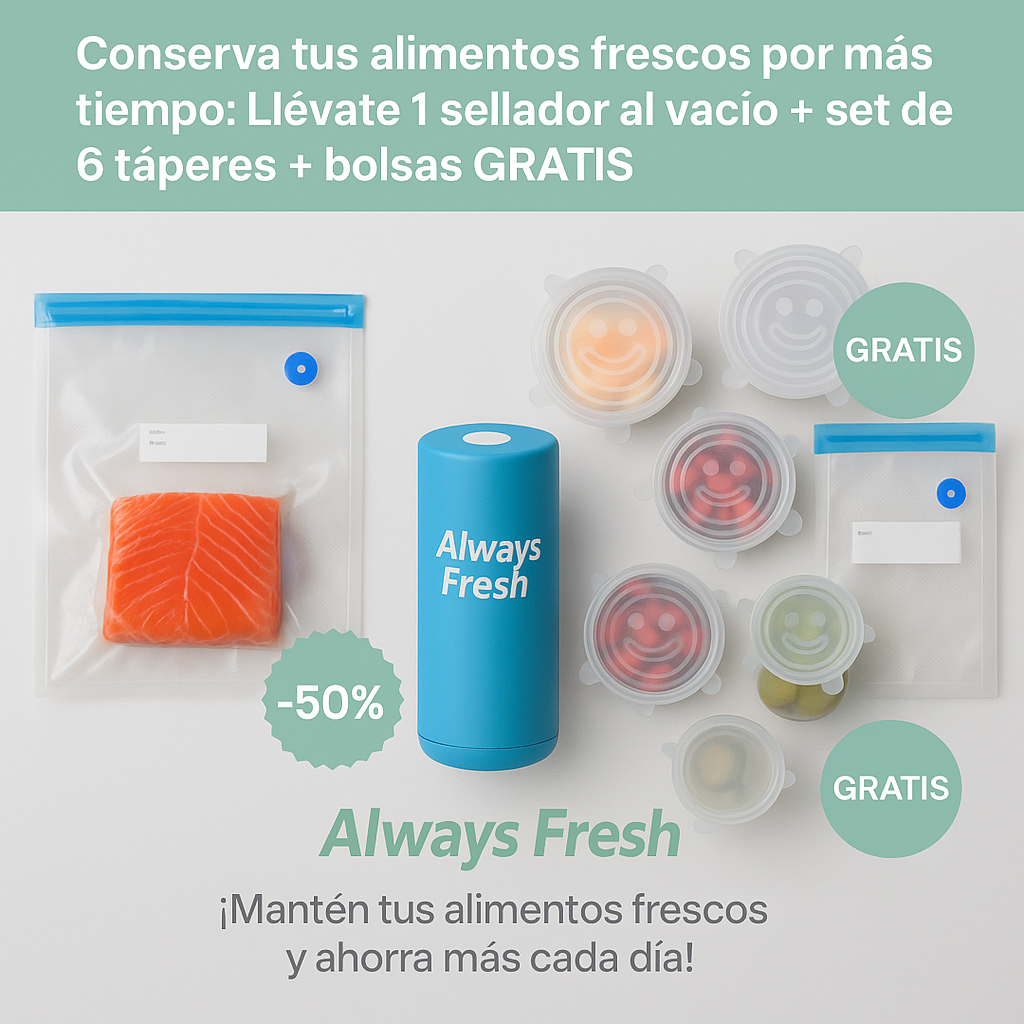 Always Fresh™ – Hasta 5 veces más fresca